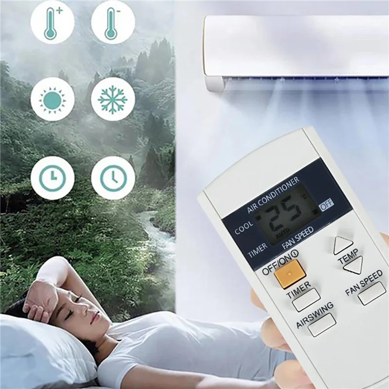 AS95-3X A75C3740 Пульт дистанционного управления для кондиционера Panasonic A75C3740 A75C3733 Замена пульта дистанционного управления на английском языке