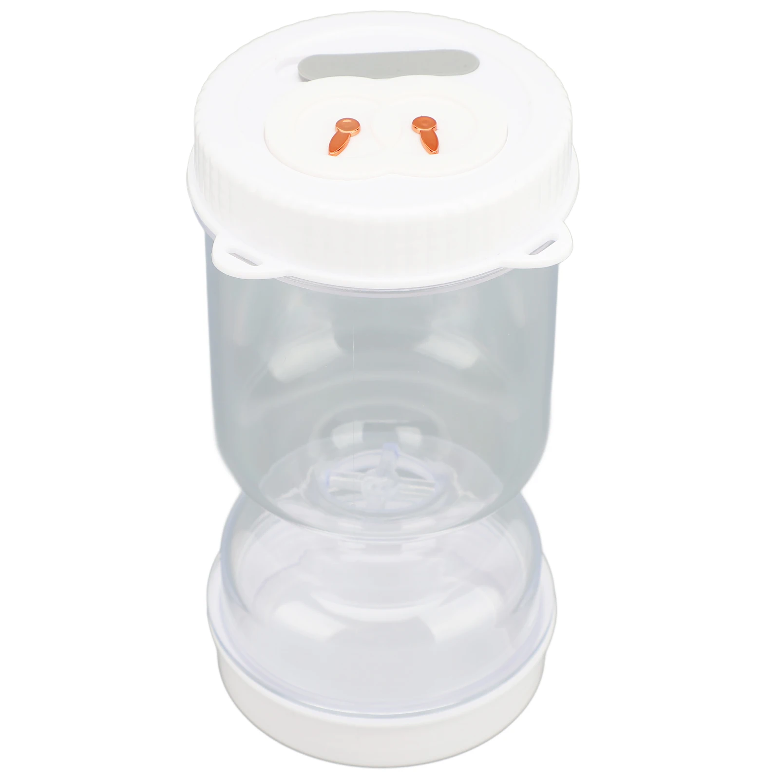 Pickle Juice Separator Jar Pickle 25oz Olive Hourglass Jar Dry Wet Depart Leakproof for Gherkin Jalapeno Dry Wet Separation - view 3