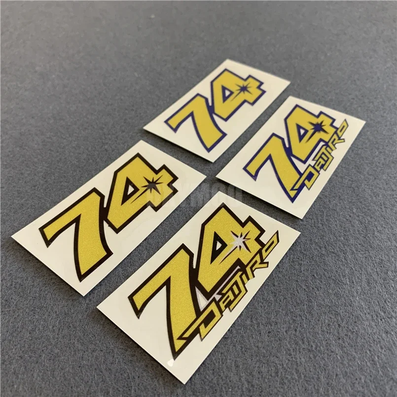 Pegatinas de vinilo para coche, calcomanías para casco de motocicleta, parachoques para teléfono de bicicleta, DAIJIRO 74, 6x3cm