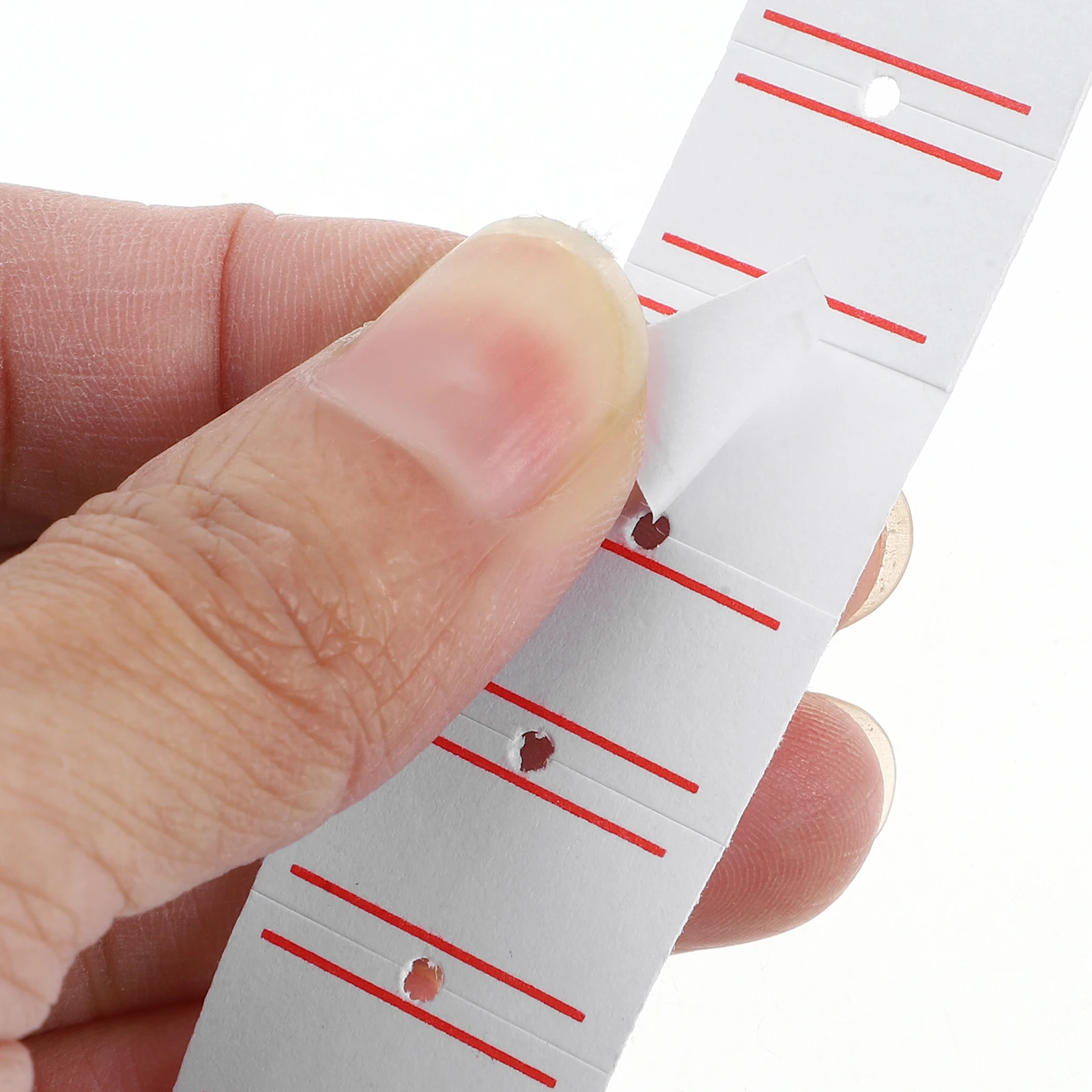 

5000 Pcs Price Paper Cost Tag Sticker Label Manual Labeling Machine Sign Marking Tags Code Printing