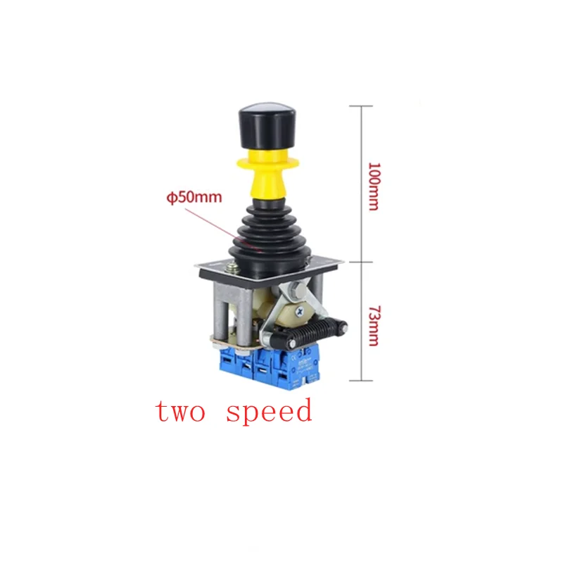 1Pcs 50mm Joystick Elevators Forklift Crane Master Control Switch One Speed Two Speed Controller HKSJ-1B2