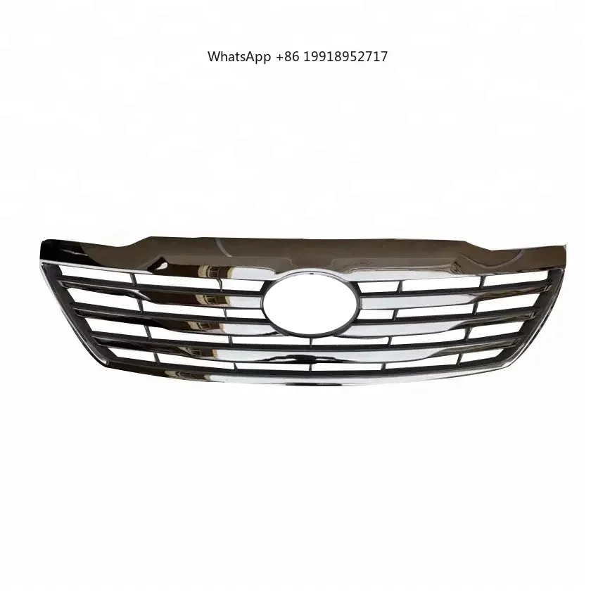 Chrom-Frontstoßstangengrill für Fortuner 12-15 Maskennetz-Kühlergrill Karosserie-Kit Autozubehör.