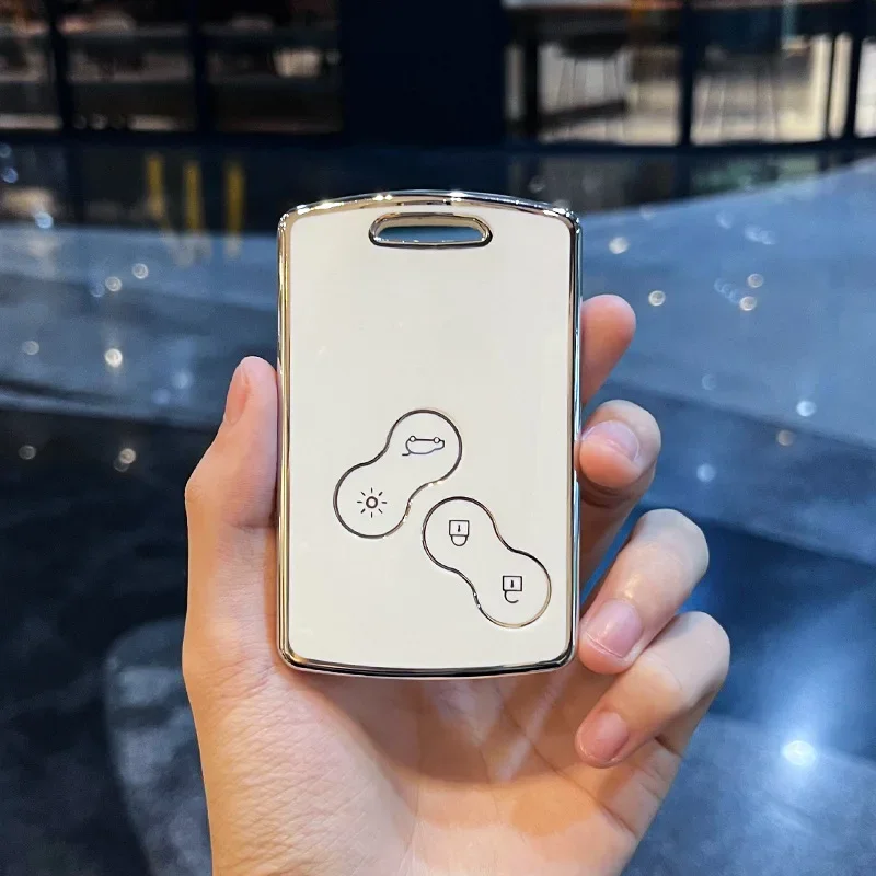 

Чехол для автомобильного ключа, брелок для Renault Megane 2 3 Clio Kaptur Logan Laguna Captur Zoe Koleos Danilo Nema Fluence Scenic TPU