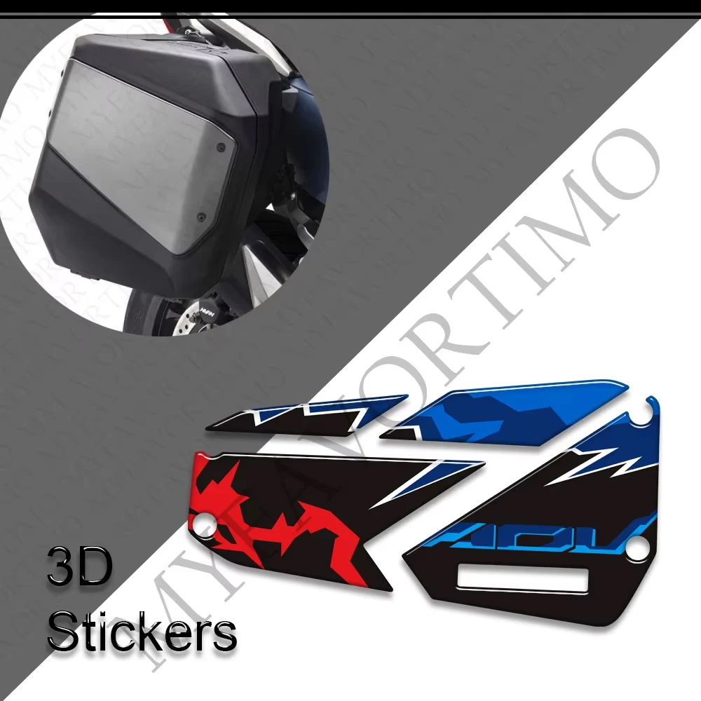 For X-ADV XADV X ADV 750 Luggage Protective Stickers Motorcycle Accessories XADV750 3D Gel Stickers