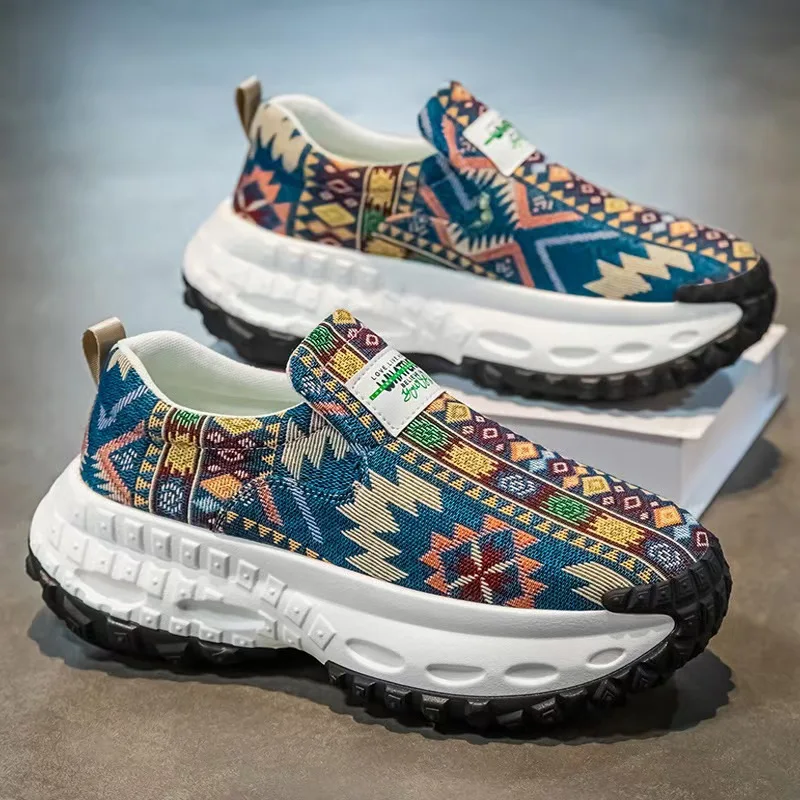 Men Running Walking Knit Shoes Fashion Casual Sports Sneakers Breathable Athletic Gym Lightweight HeightIncreasing Free Shipping