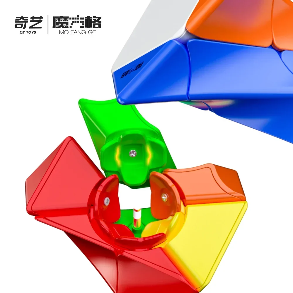[Picube] QiYi Twisty Skewb Magic Cube 3x3x3 Speed Cube Stickerless 3x3 Magic Cube Puzzle Kids Toys for Children Packing Cubes