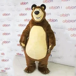 Plush Bear Mascot Costume Cute Panda Doll Costume Cartoon Character Cosplay Costumes Party Performance Outfits