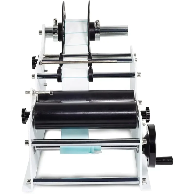 Manual Round Labeling Machine , Bottle Label Applicator for Round Bottles