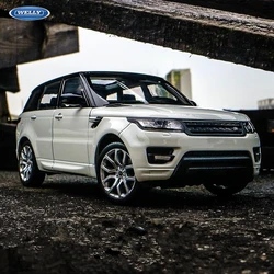 WELLY 1:24 Land Range Rover Sport SUV lega modello di auto diecast metallo fuoristrada veicoli modello di auto simulazione giocattoli per bambini regali