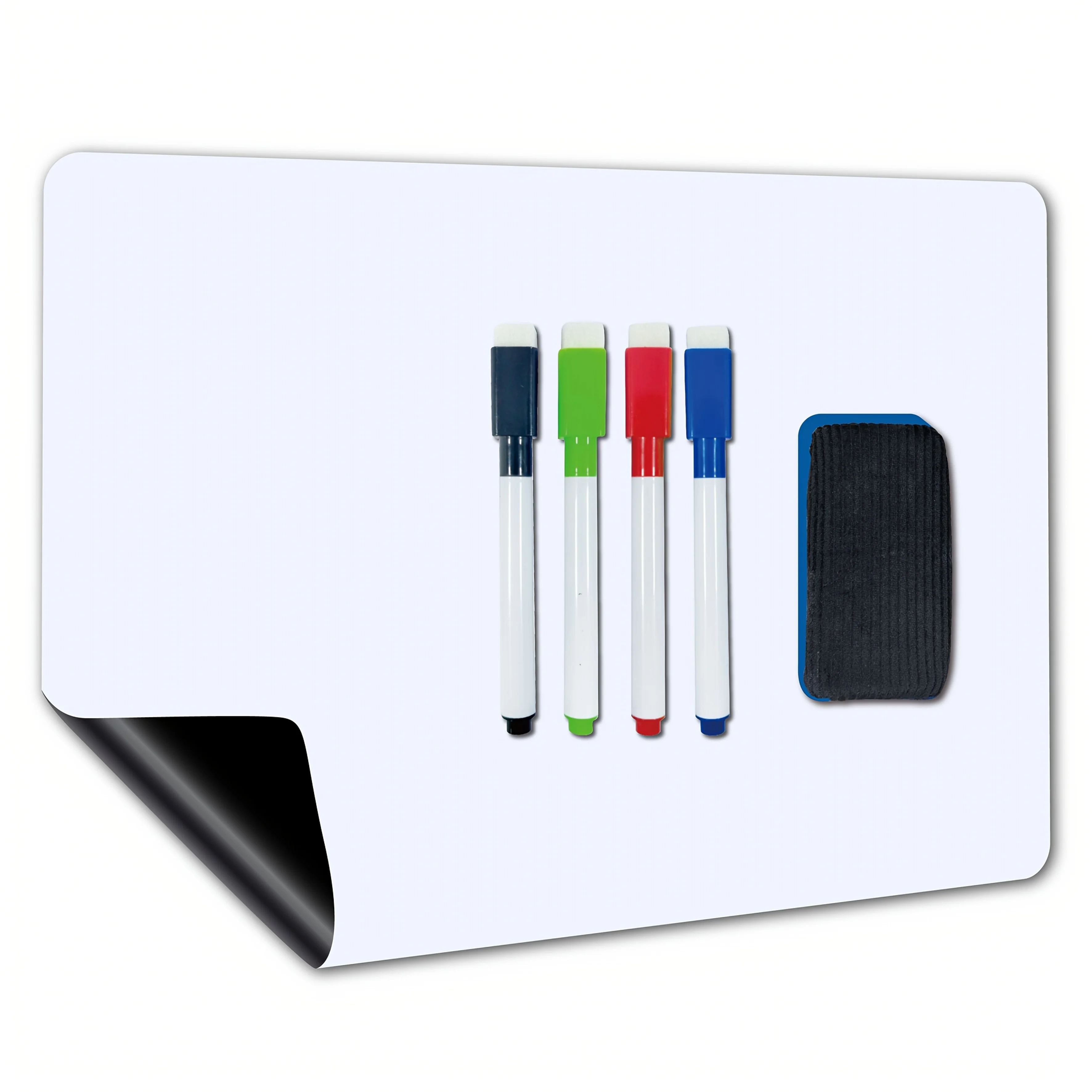 Pizarra magnética borrable en blanco, pizarra blanca para refrigerador con varios tamaños a elegir, lista de compras de cocina casera