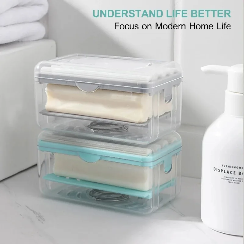 Hands-free Roller Soap Bubbler Drain Storage Box - Household Multifunctional Creative Laundry Soap Box