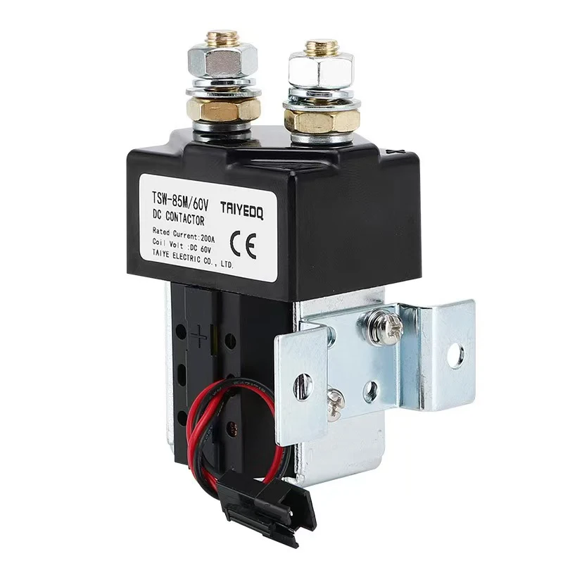 200A 48V 60V DC Contactor TSW-85M 1NO Magnetic Latching Contactor for Telecommunications Equipment, Wind Energy, Photovoltaic