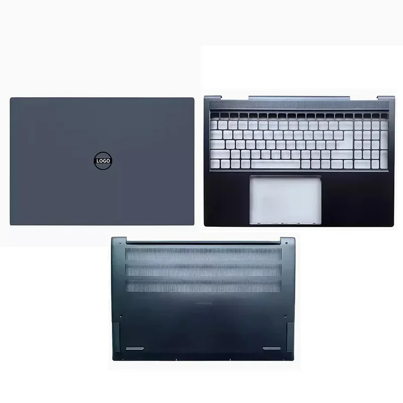 غطاء خلفي LCD غطاء علوي لمسند اليد غطاء سفلي لجهاز Dell Inspiron 16 7610 أزرق 0HNYF4 0YRKJM 09JFGP