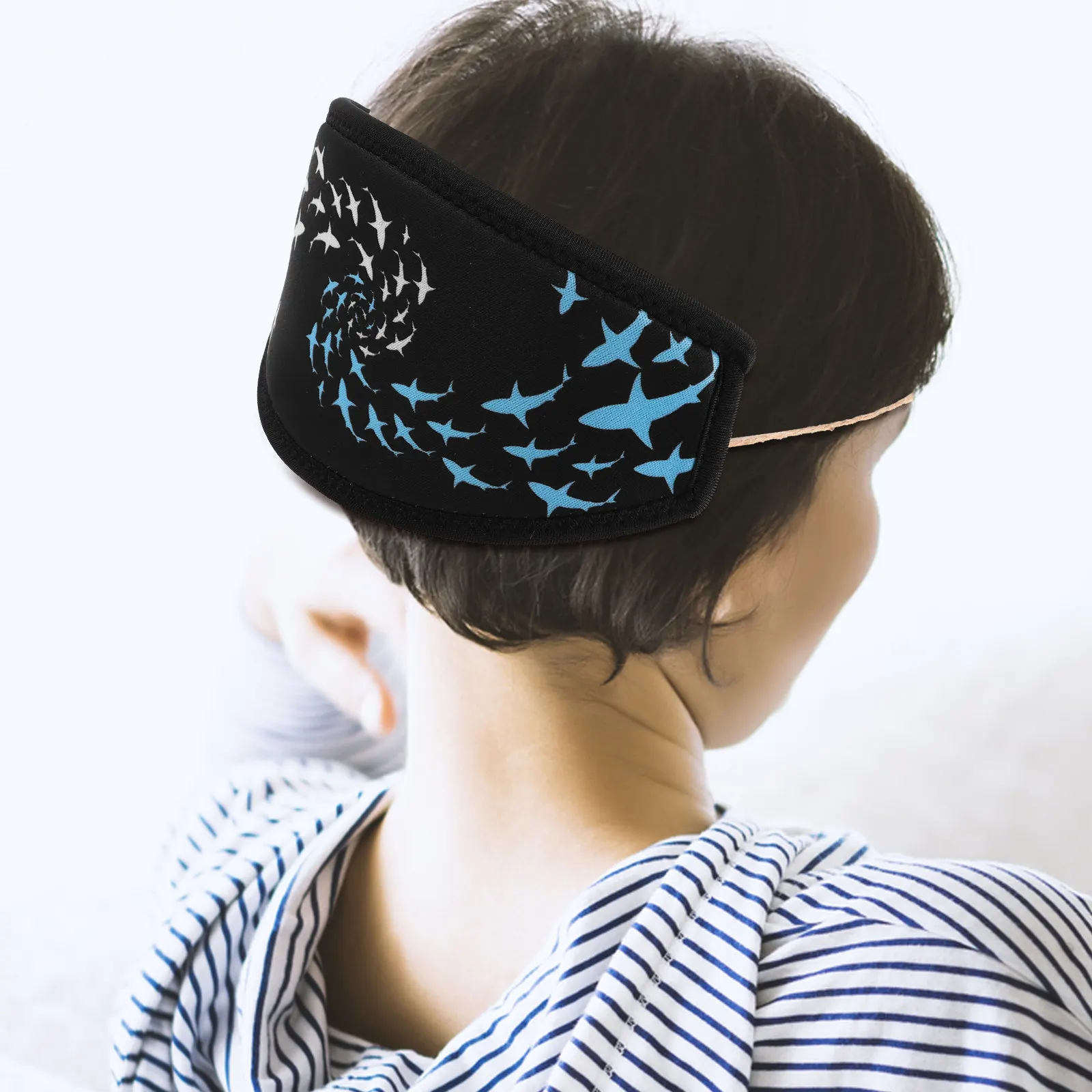 Dual Layer Snorkel Mask Strap Cover for Hair Protection Anti Tangle Comfortable Adjustable Fit Anti Fog Underwater Vision Clear