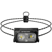 NITECORE NU25 UL USB-C Rechargeable Headlamp 400 Lumen Spotlight Floodlight 3 Light Source for Trail Running Trekking Backpacker