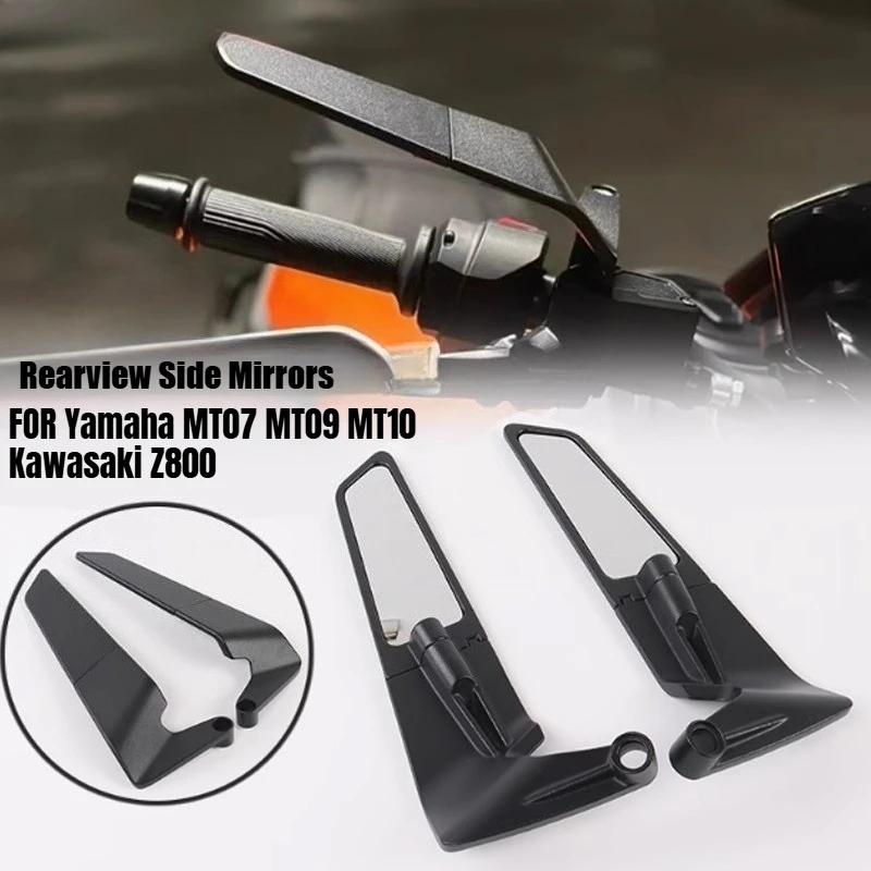 

Universal Motorcycle Rearview To Rotate Adjustable Mirror for KTM 250 390 Duke Yamaha MT07 MT09 MT10 Kawasaki Z800 Honda CB600F