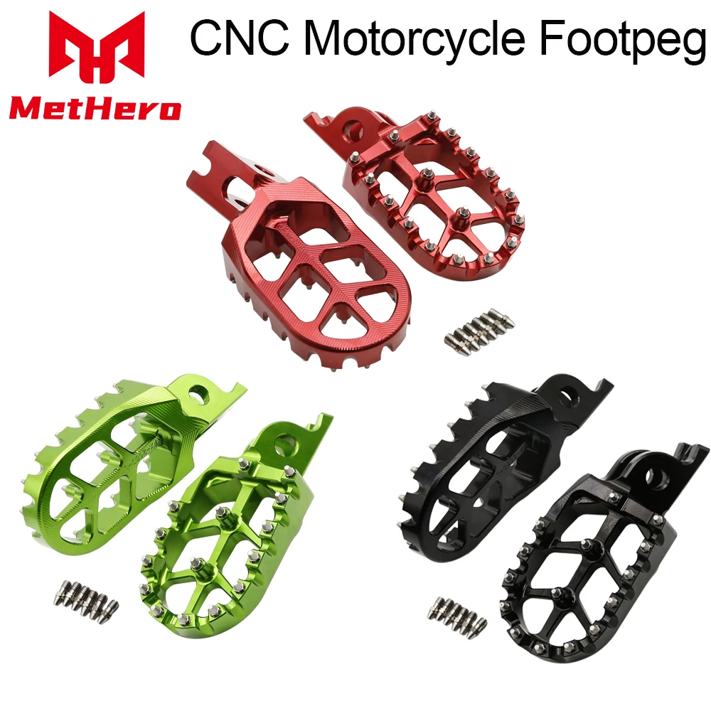 

CNC Motorcycle Footpeg Foot Peg Pedal Footrest Fit For HONDA CR125 CR250 CRF150R CRF250R CRF250X CRF450R CRF450X CRF250L CRF250M