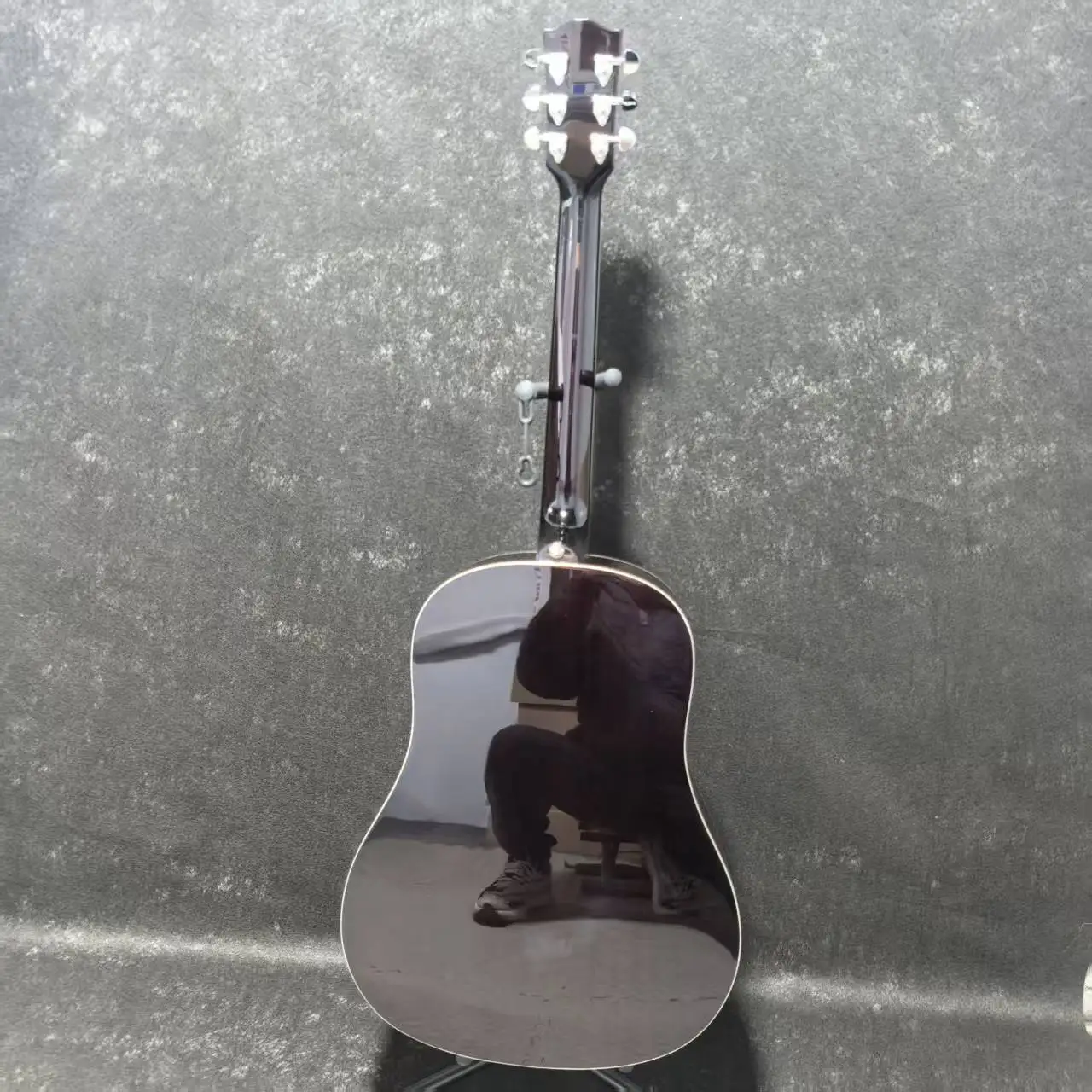 41 Inch Sunset J45 Acoustic Guitar Solid Top Natural Mahogany Body Fixed Bridge Clear Sound Beginner Gift Free Shipping view 5