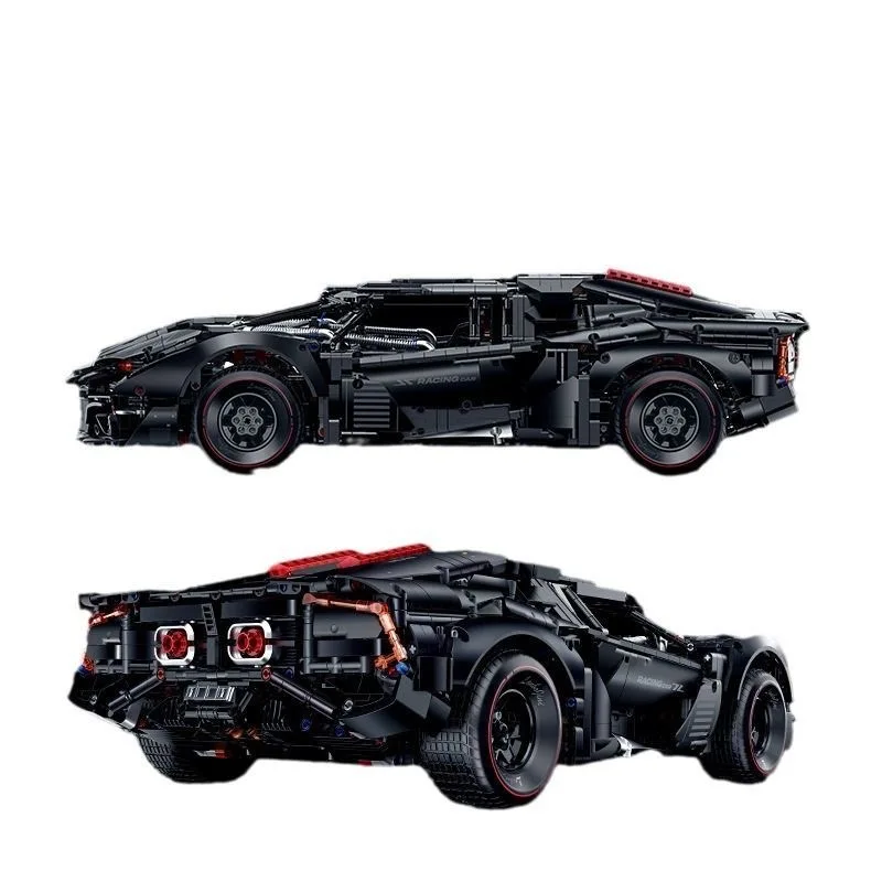 GULY10618 3927pcs 1:8 Super Sports Car Building Block Toy Motor Racing Can Control Race Car Model DIY Bricks Toys for Boys Adult