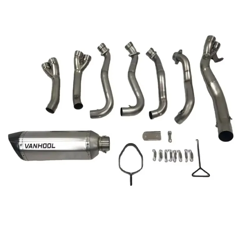 Forged Exhaust System For MotorcyclePerformance Motorcycle Titanium Exhaust Pipe System For GSXR1000 2017~2018High-Performance F