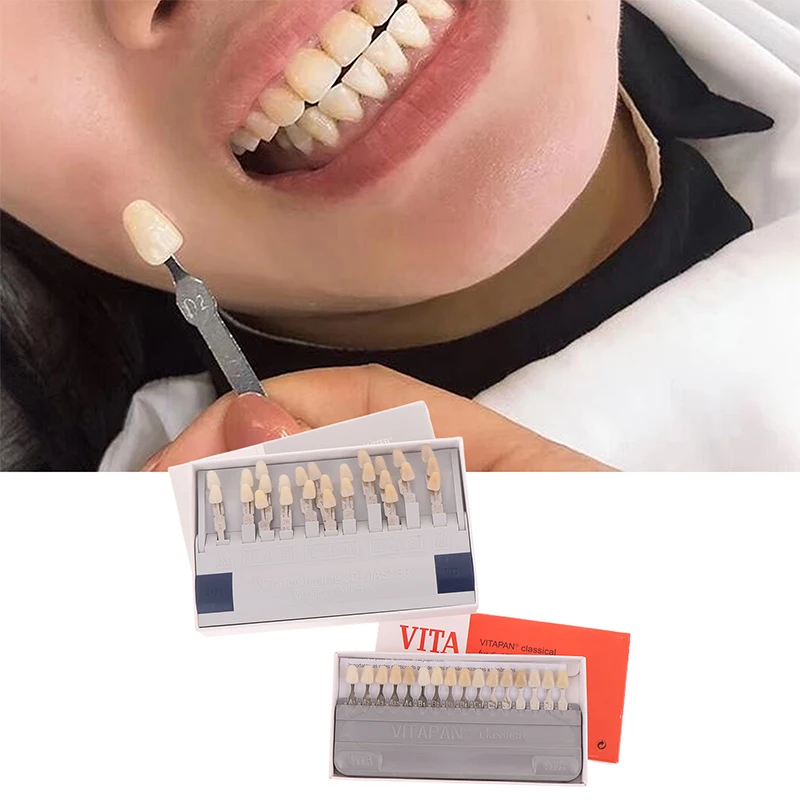 

Vita 3D Master Dental Lab Bleach Shade Guide 16/29 Colors Teeth Whitening Comparing Dentistry Clinic Colorimetric Plate