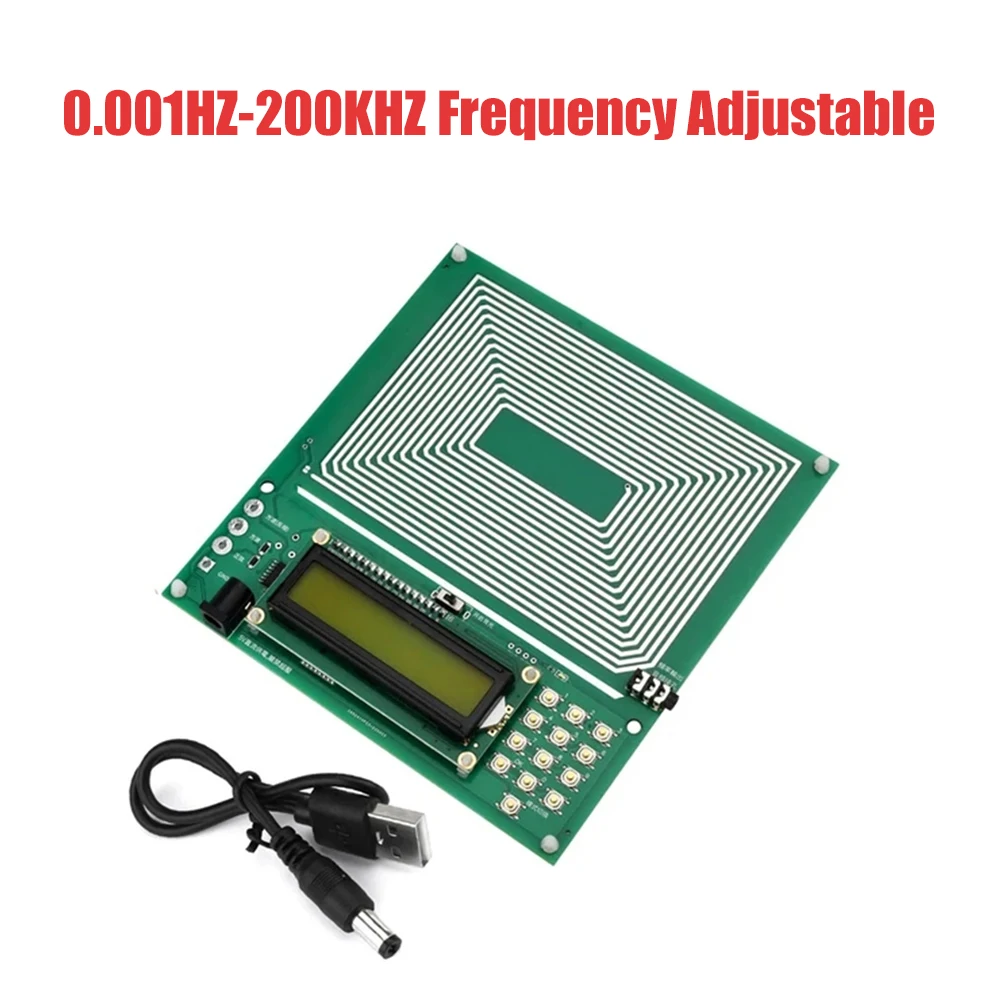 Adjustable 0.001HZ-200KHz 7.83HZ Schumann Resonance Ultra-low Frequency Pulse Wave Generator Audio Resonator