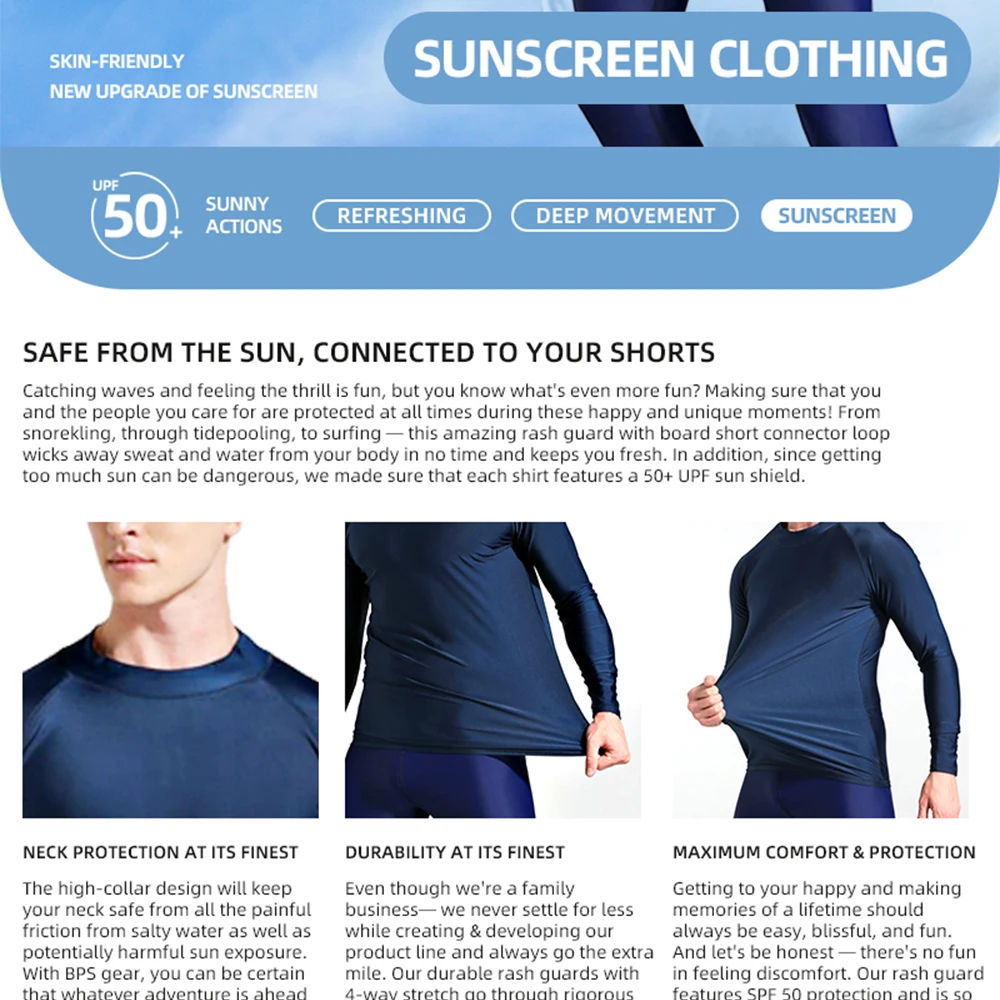 M-5XL UV Protection Rashguard Men Long Sleeve Swimsuit Rash Guard Jiu Jitsu Quick Dry Surf Driving T Shirt For Swimming