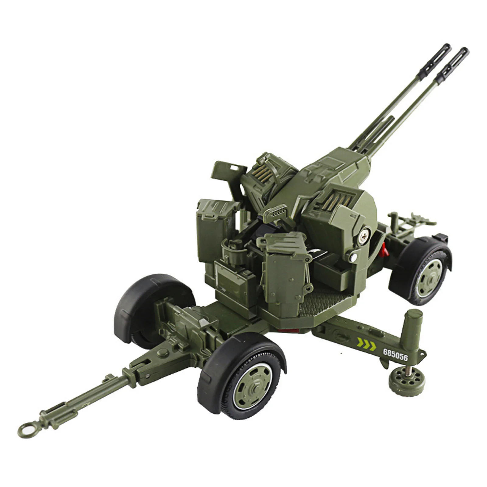 1 قطعة 1:35 الصين PLA نوع 90 35 مللي متر المزدوج برميل المضادة للطائرات بندقية سبيكة نموذج مركبة عسكرية الصبي لعبة هدية الزينة #5