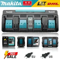 【Arrive in seven days】New Original Makita 18V 6.0Ah Battery Charger Fast Charging Compatible with BL1830 BL1840 BL1850 BL1860