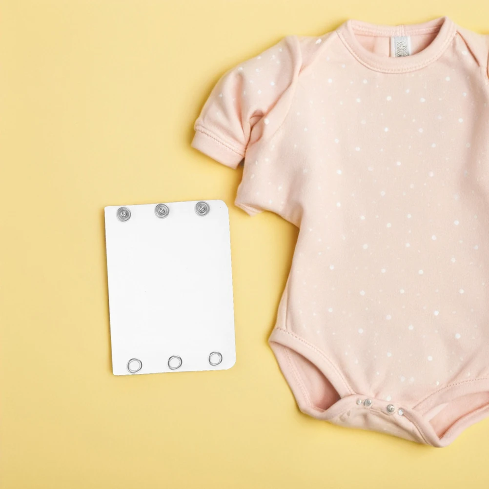 

7pcs Baby Bodysuit Extender Double Layer Adjustable Snap Cotton Warm Soft Extension For Infant Jumpsuits Newborn Toddler Outfits