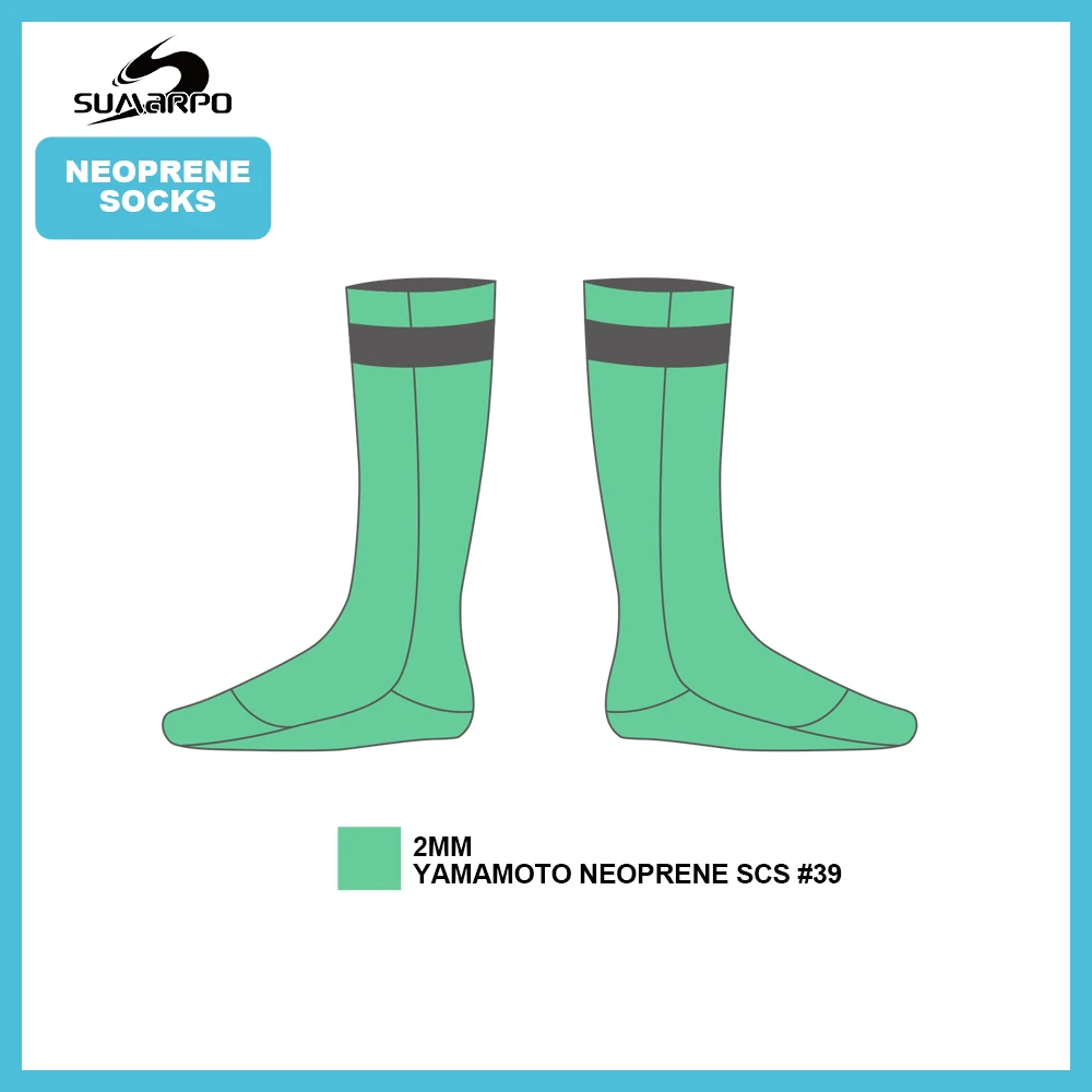 جوارب مائية للشاطئ من النيوبرين مقاس 2 مم من SUMARPO، أحذية حرارية للسباحة والغوص