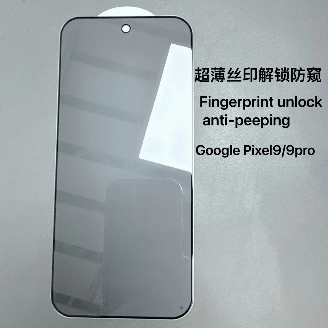 1–3 Stück Fingerabdruck-Entriegelung, Privatsphäre, Anti-Spionage-Pipiing, 0,2 mm, 9H gehärtetes Glas für Google Pixel 9 10 Pro XL Displayschutzfolie – Detail 30