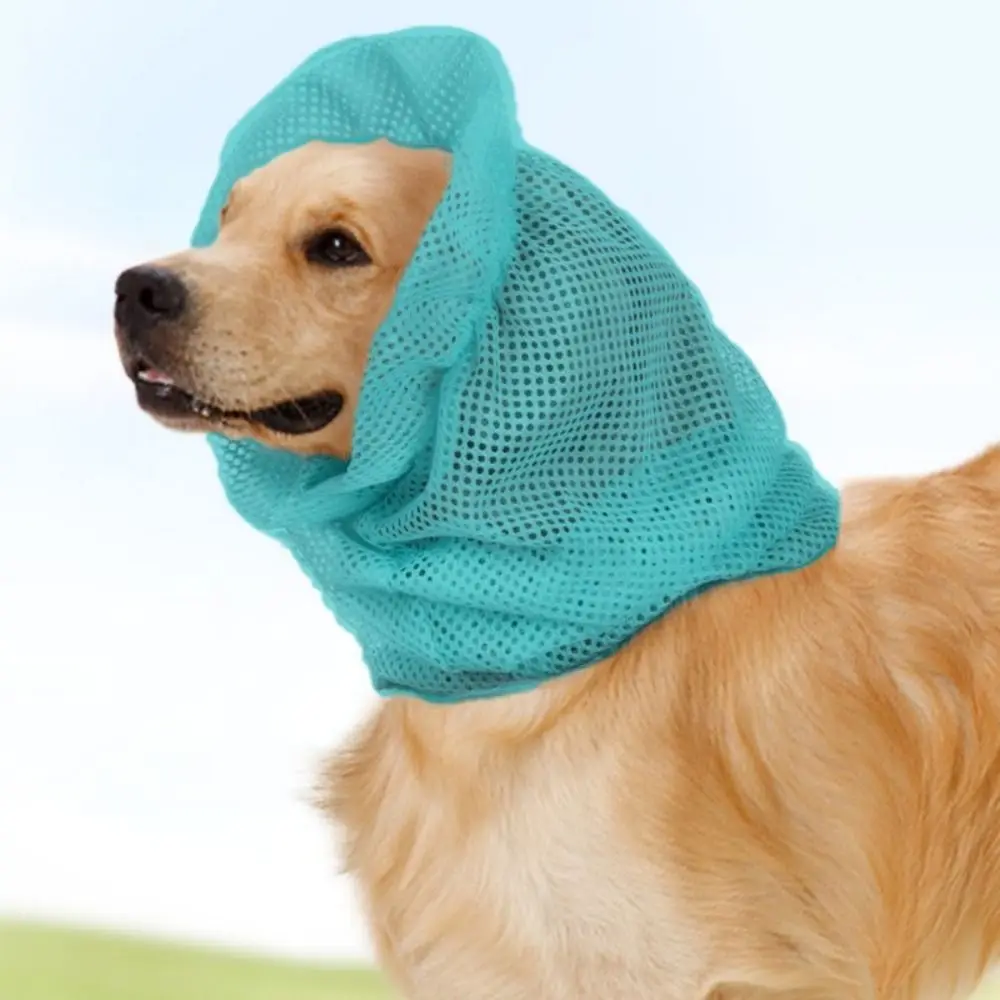 

Anti-mosquito Pet Dog Earmuffs Mesh Breathable Dog Ear Cover Quick Dry Elastic Ear Ear Protective Cover Noise Protection
