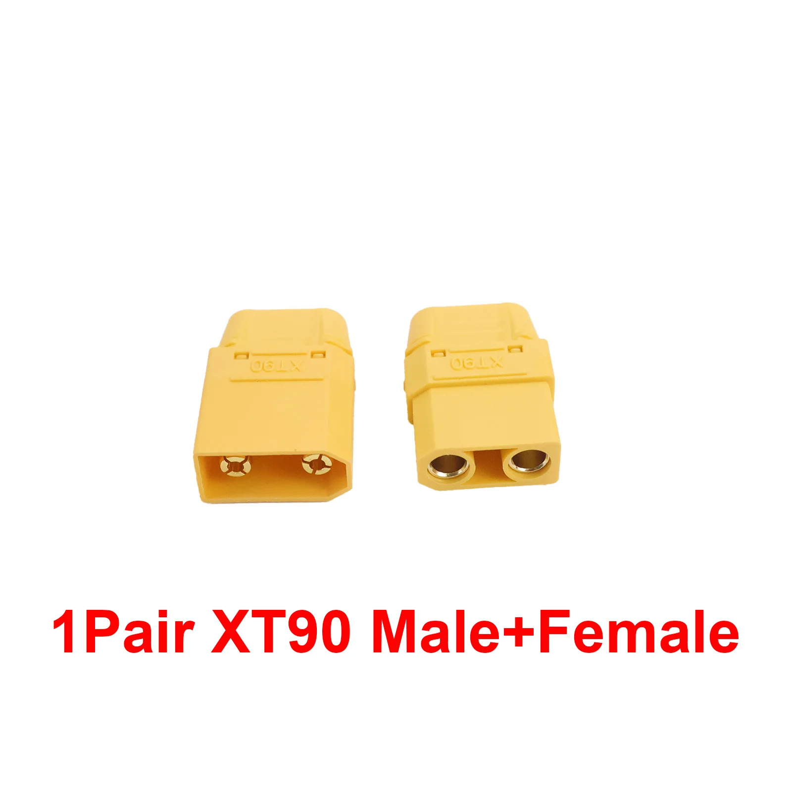XT90-Stecker Männlich-Weiblich-Verbinder Kupfer-Kugelstecker Schweißklemmen Stromstecker für RC Lipo Akku Ladeadapter