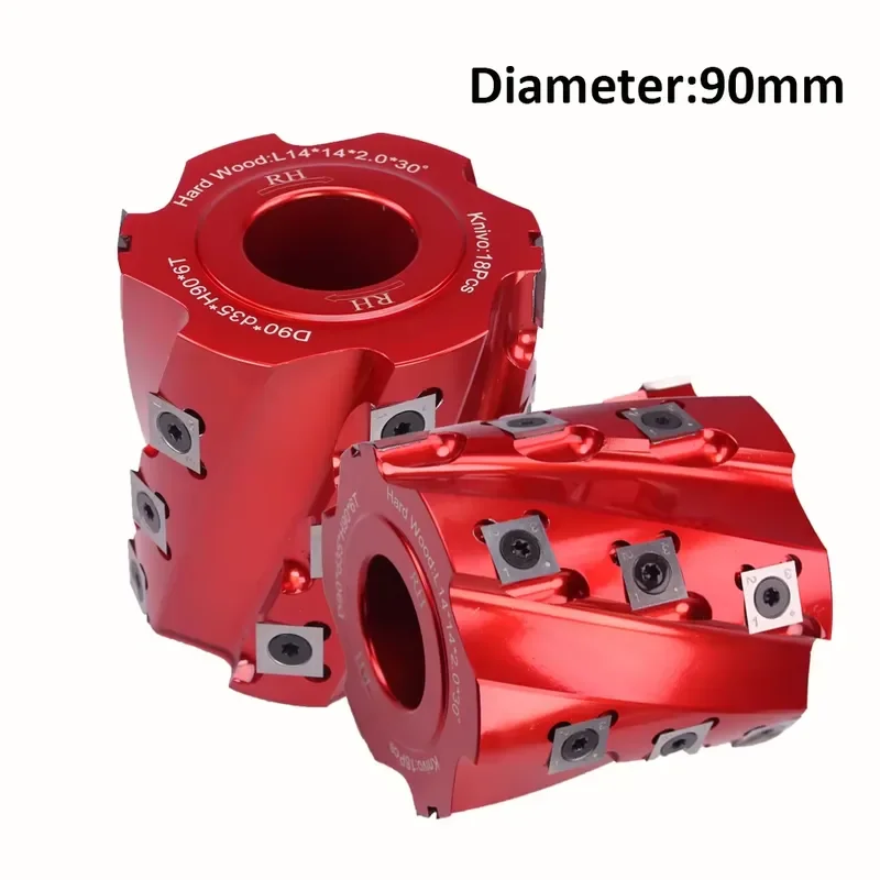 Helical Spiral Cutter Head with Replaceable Carbide Insert for Wood Milling on Wood Planer Spindle Shaper Moulder OEM