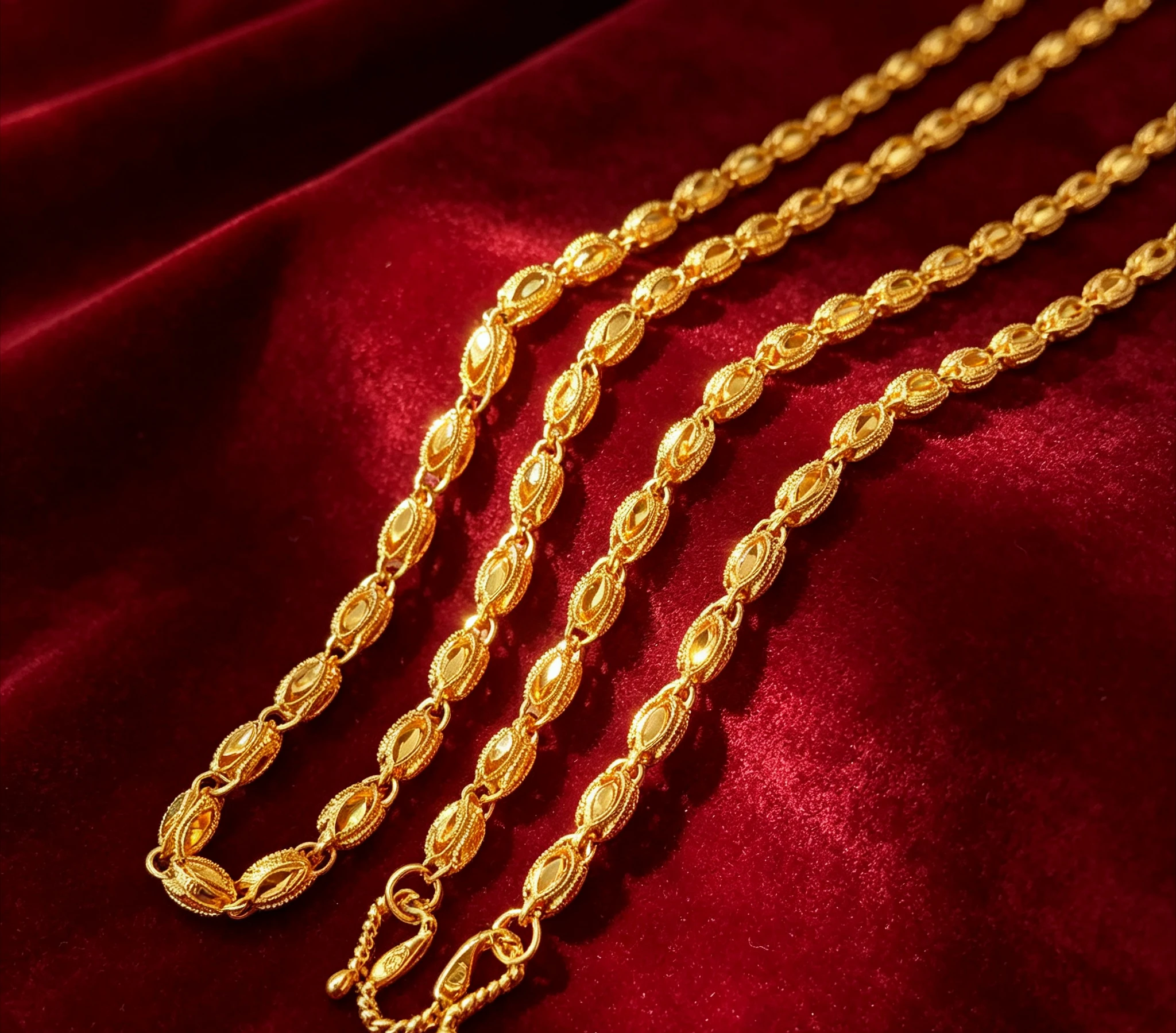 9999 Gold  Real gold 999 necklace Internet celebrity ball chain transfer domineering  mens and womens birthday gift