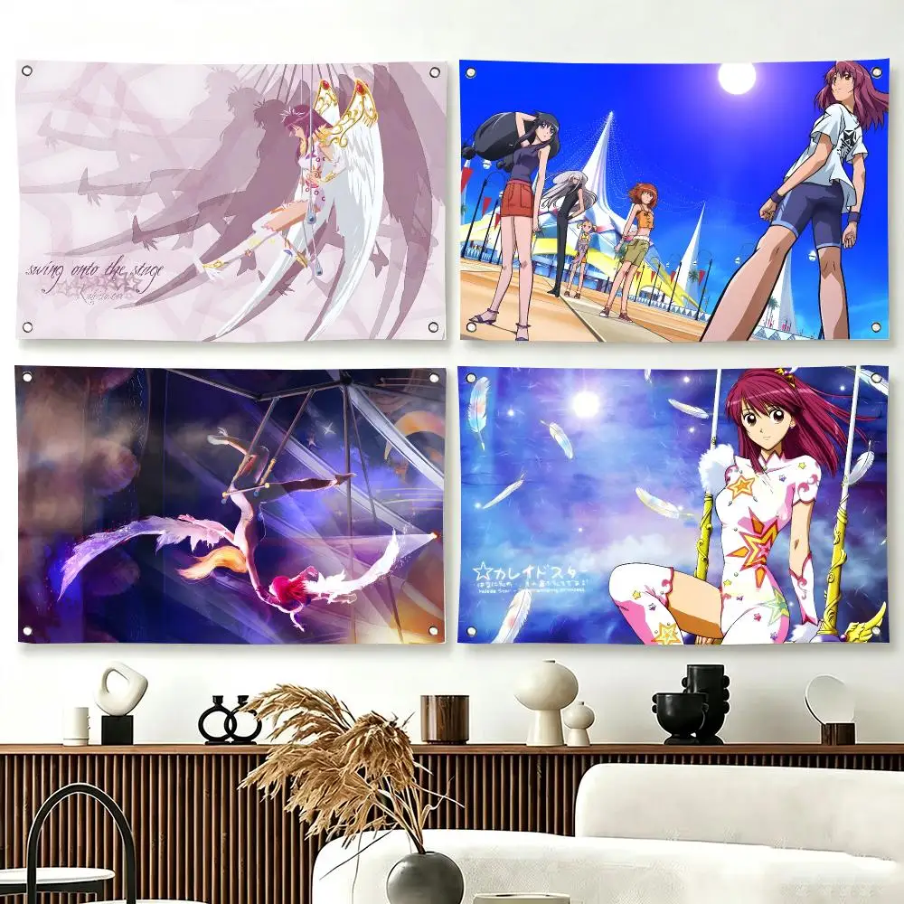 Circus Anime K-Kaleido Star Flags  For Living Room Home Dorm Decor Wall Outdoor Camping Party Banner Gifts