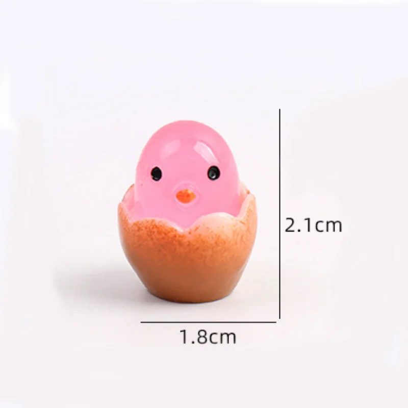 Luminous Eggs Resin Miniatures Birth Egg Glow At Night Fairy Garden DIY Accessories Mini Figurines Desk Decoration Resin Toys