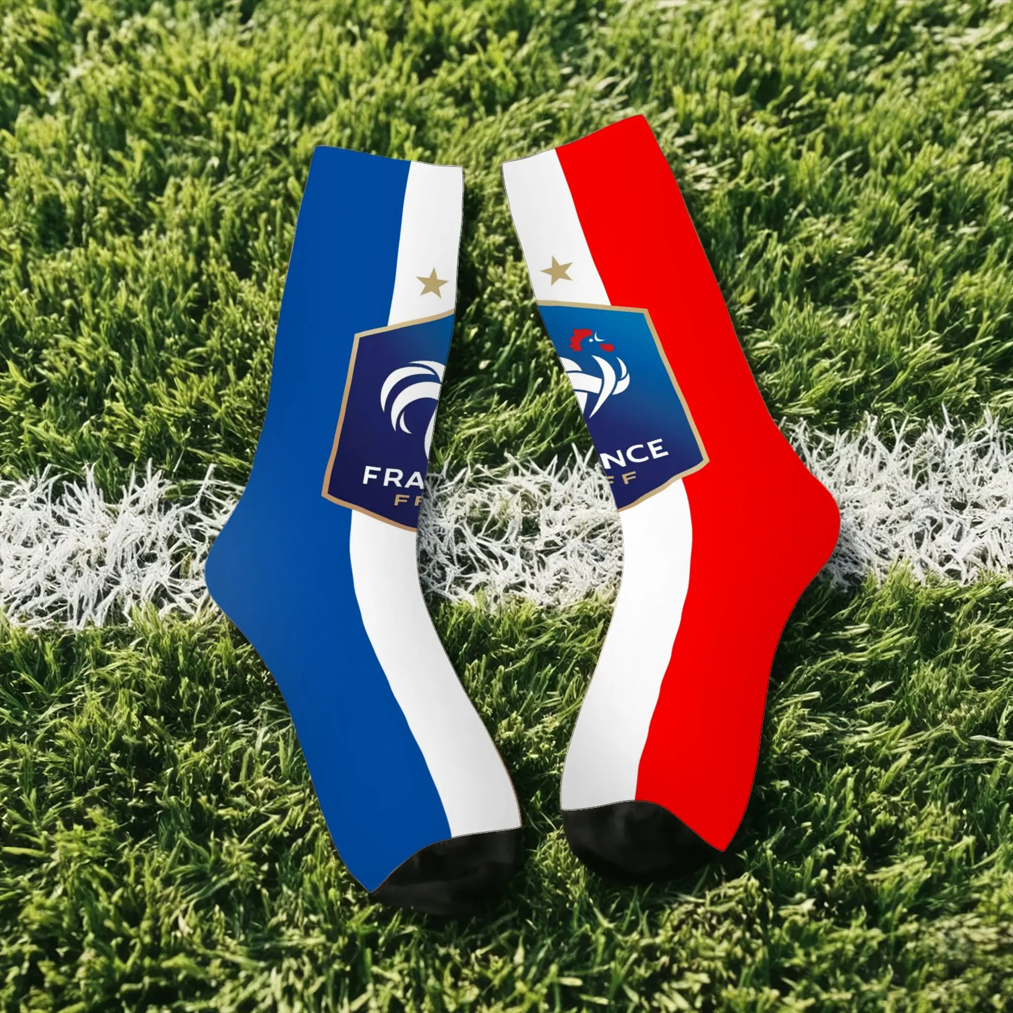 

Мужские компрессионные носки в стиле хип-хоп ретро с французским принтом, унисекс, с забавным узором в стиле Харадзюку, оригинальные носки-кроссоверы