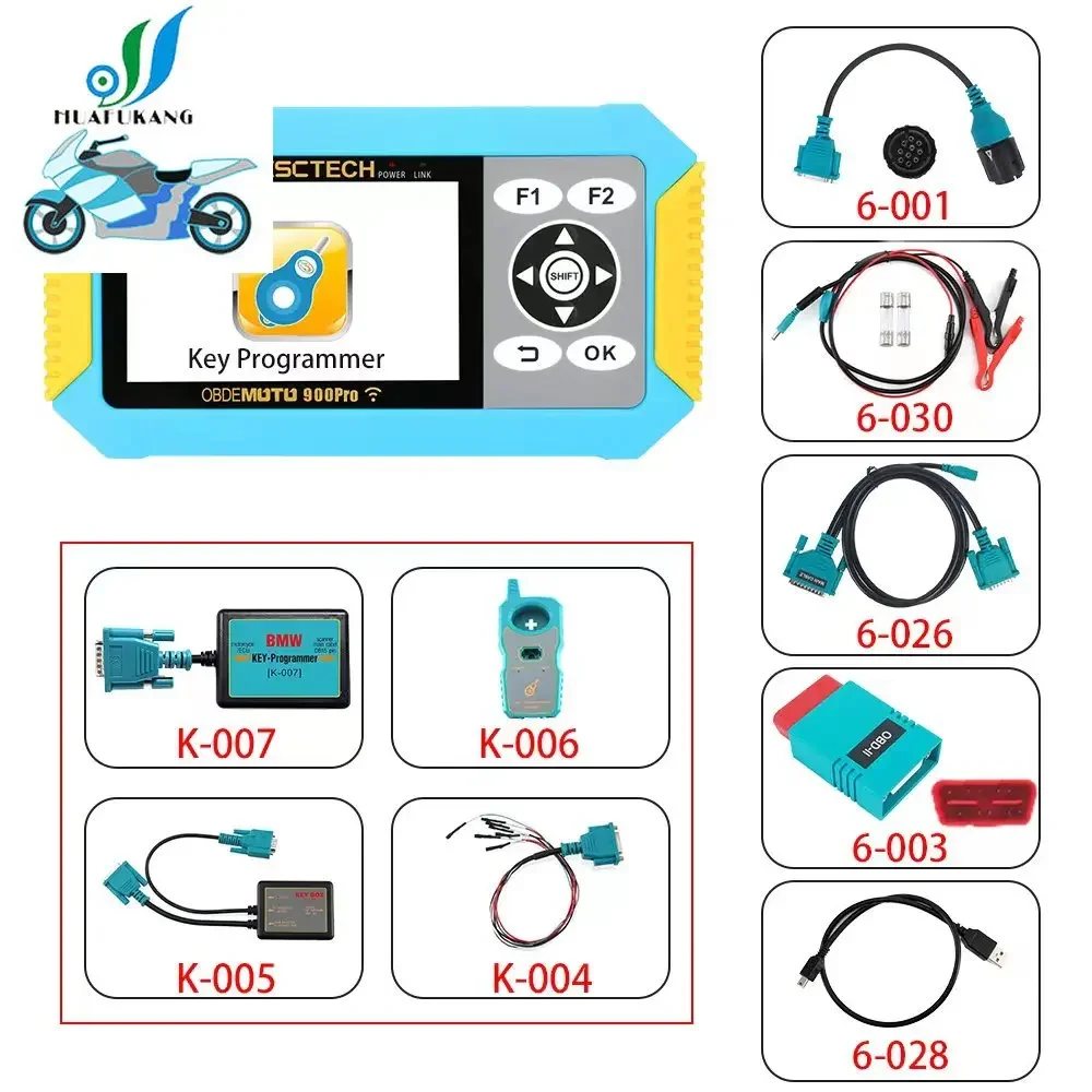 New OBDEMOTO 900Pro for BMW motorcycle diagnosis key programming maintenance light reset tool