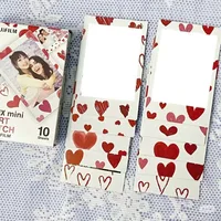 Papel fotográfico instantáneo Fujifilm Instax Heart Mini 12 11 9 8 de 3 pulgadas para 70 7s 50s 90 99 25 cámara de SP-1 compartida
