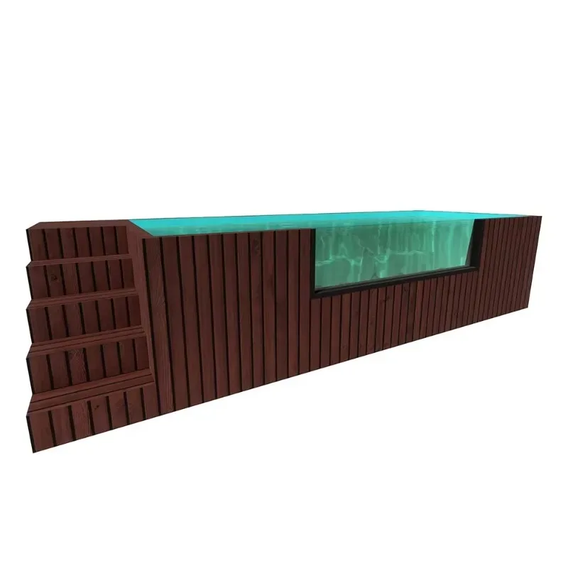 Container Pool Built-In Pool Compact Embedded Container Swimming Space Small Villa Courtyard Private Daily Swimming Facility view 3