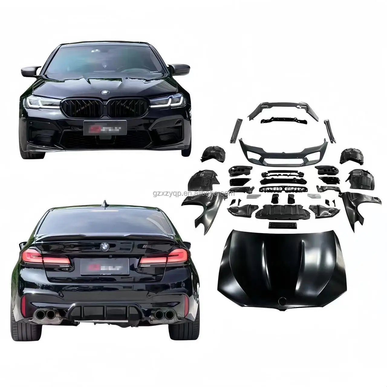 

For Best Suited for Upgrading F10 to G30 LCI 2022 M5 Body Kit BMW F10 Accessories 5 Series F10 F18 Body Kit Changed to G30
