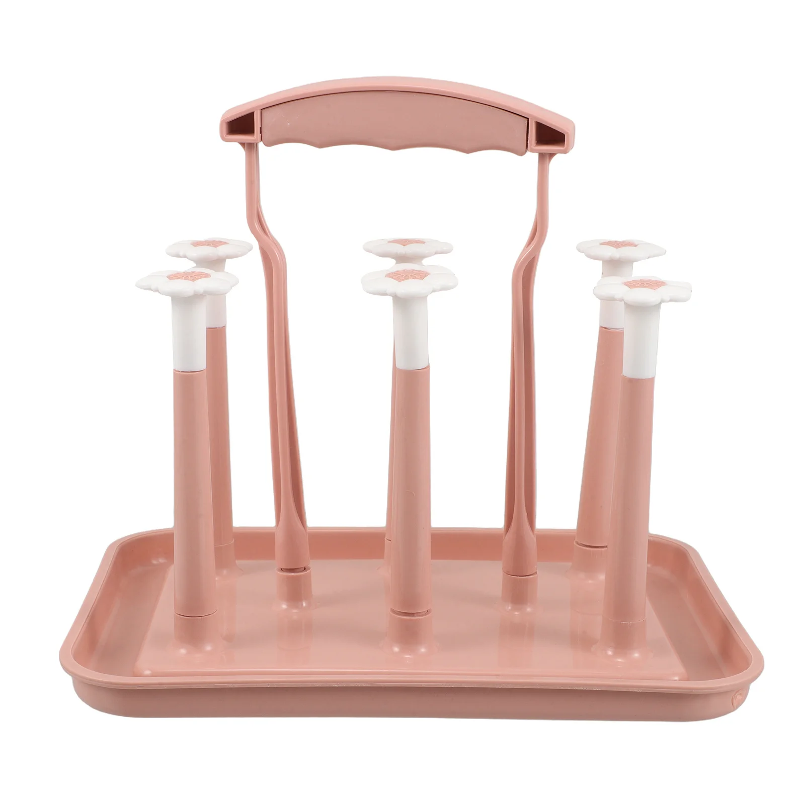 

Подставка для сушки бутылок с водой, подставка для сушки чашек, розовый настольный органайзер в европейском стиле, многофункциональное хранилище чашек