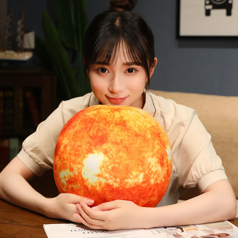 Simulated Earth Sun Mars Moon Stuffed Toys Stuffed Planets In The Solar System Soft Doll Pillow Cushions Boy Girl Birthday Gift