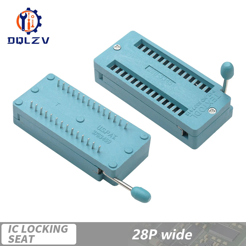 14 16 18 20 24 28 32 40 P Pin breit/schmal 2,54 mm grün DIP Universal ZIF IC Sockel Test Löttyp IC Lock Sitz Zif Sockel