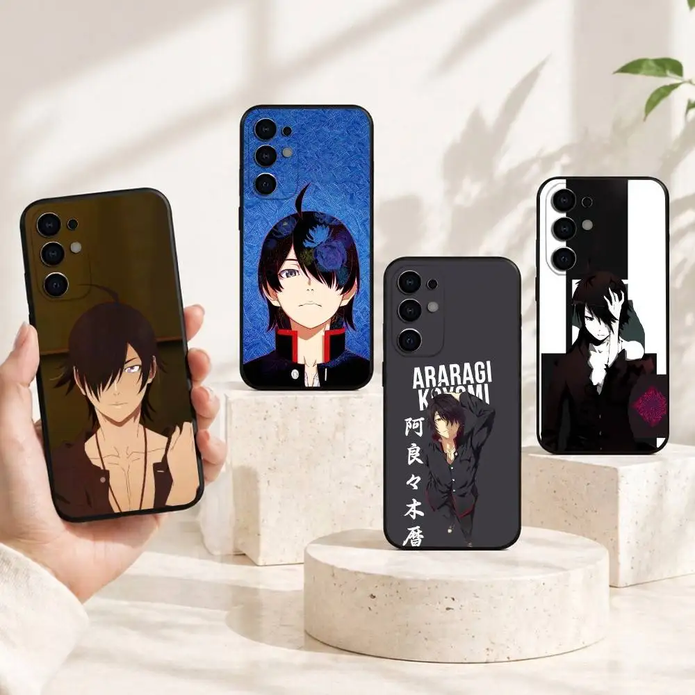 A-Anime Monogatari Series Phone Case For Samsung S25,S24,S21,S22,S23,S30,Ultra,S20,Plus,Fe,Soft Silicone Black Cover