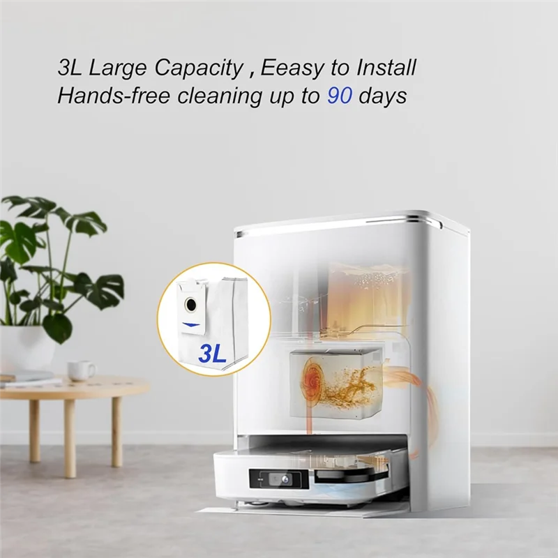 A44F-14 Pack Dust Bags For Ecovacs Deebot X2 Omni/ X2/ X2 PRO/ DEX86 Robot Vacuum Cleaner Accessories Dust Bag