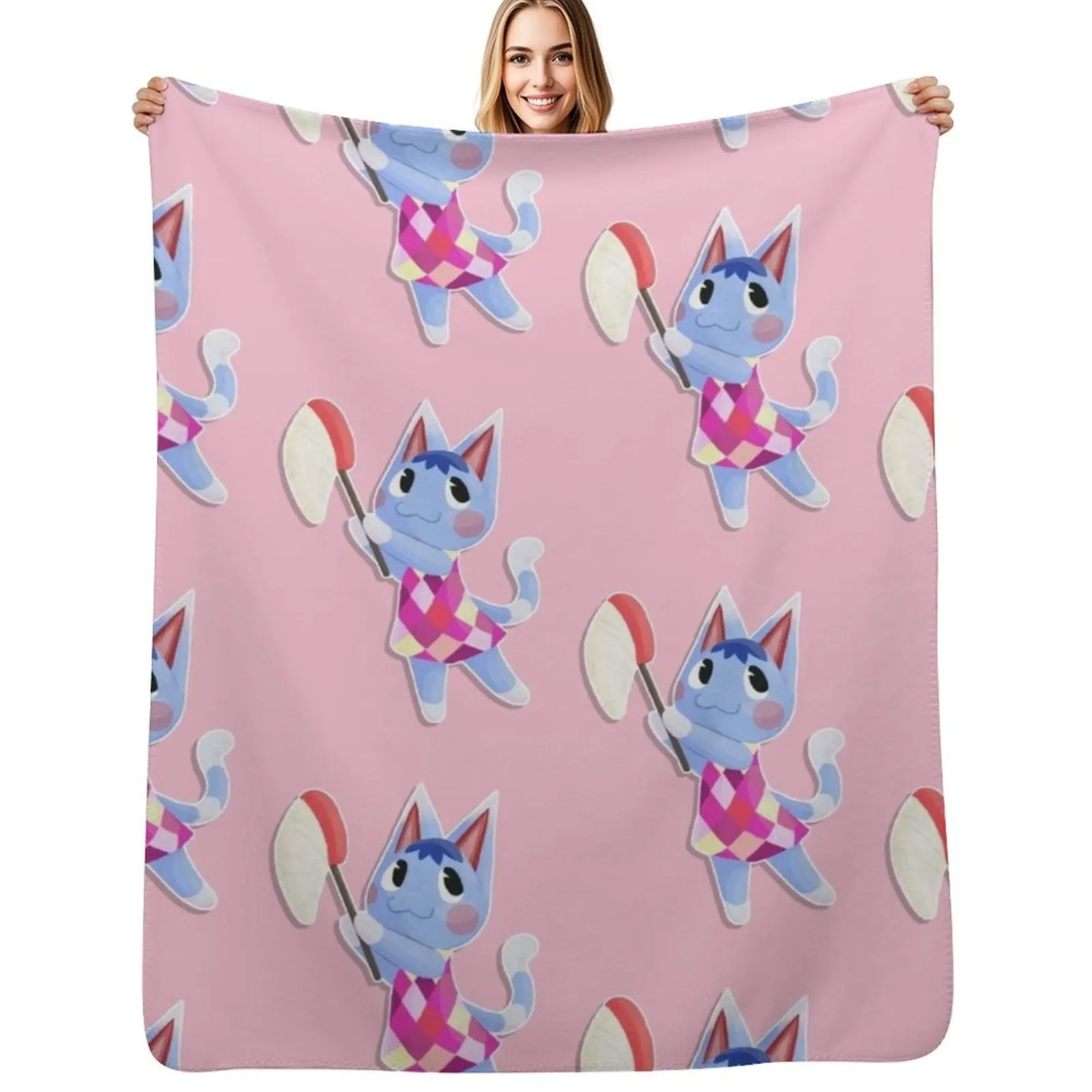 Rosie Throw Blanket Soft Cozy Blanket for Pet Kids Adults