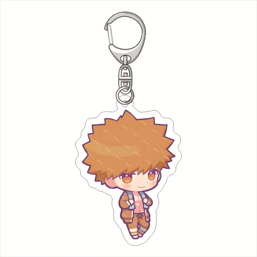 سلسلة مفاتيح أكريليك بقفل أزرق أنيمي ، ملحقات الحلي ، ديكور مكتب متدلي ، لوحة موديل حامل ، عرض أشكال ، أطفال #4